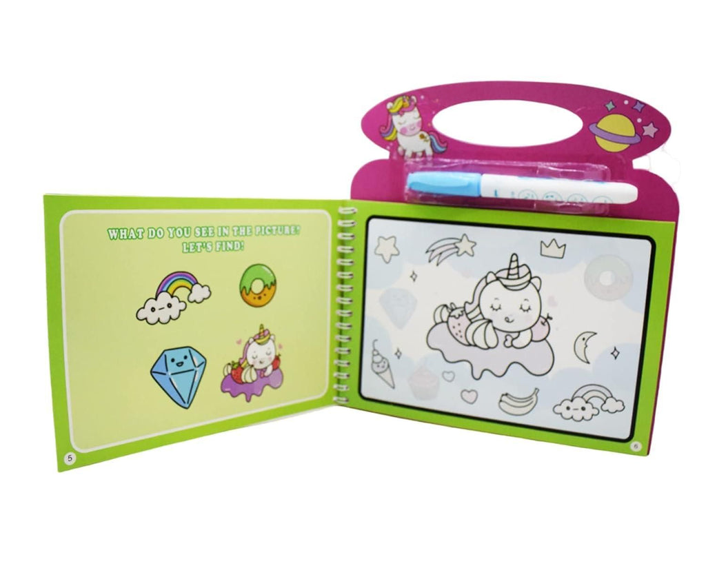 Cartoon Magic Doodle Pen Water Painting Book