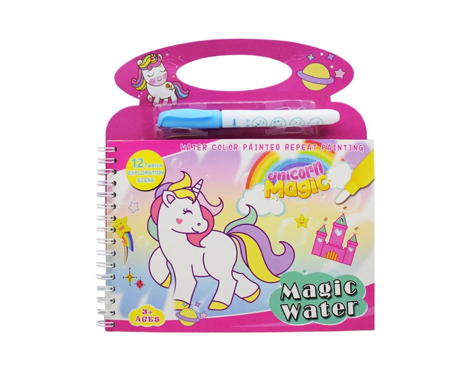 Cartoon Magic Doodle Pen Water Painting Book